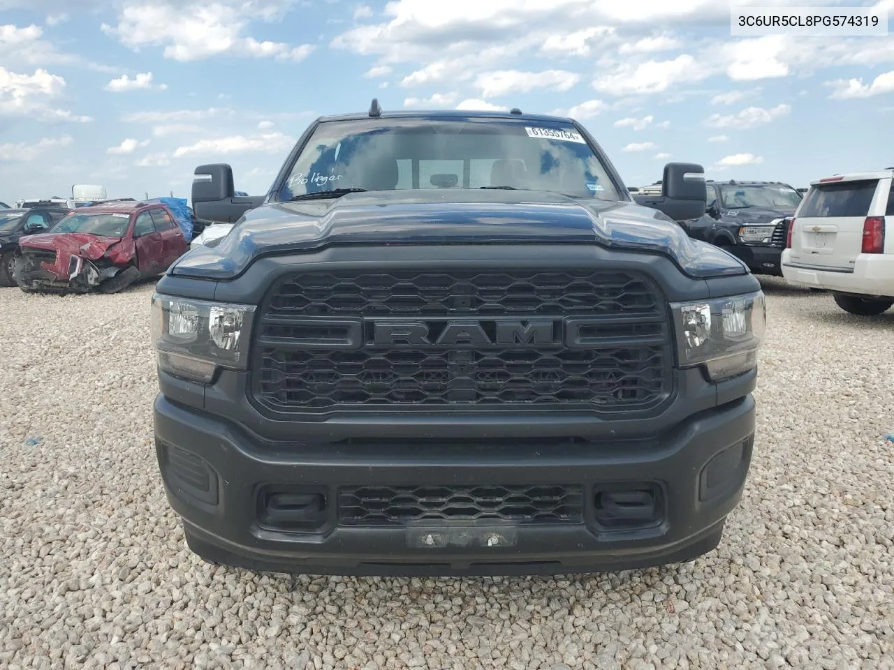 2023 Ram 2500 Tradesman VIN: 3C6UR5CL8PG574319 Lot: 61355764