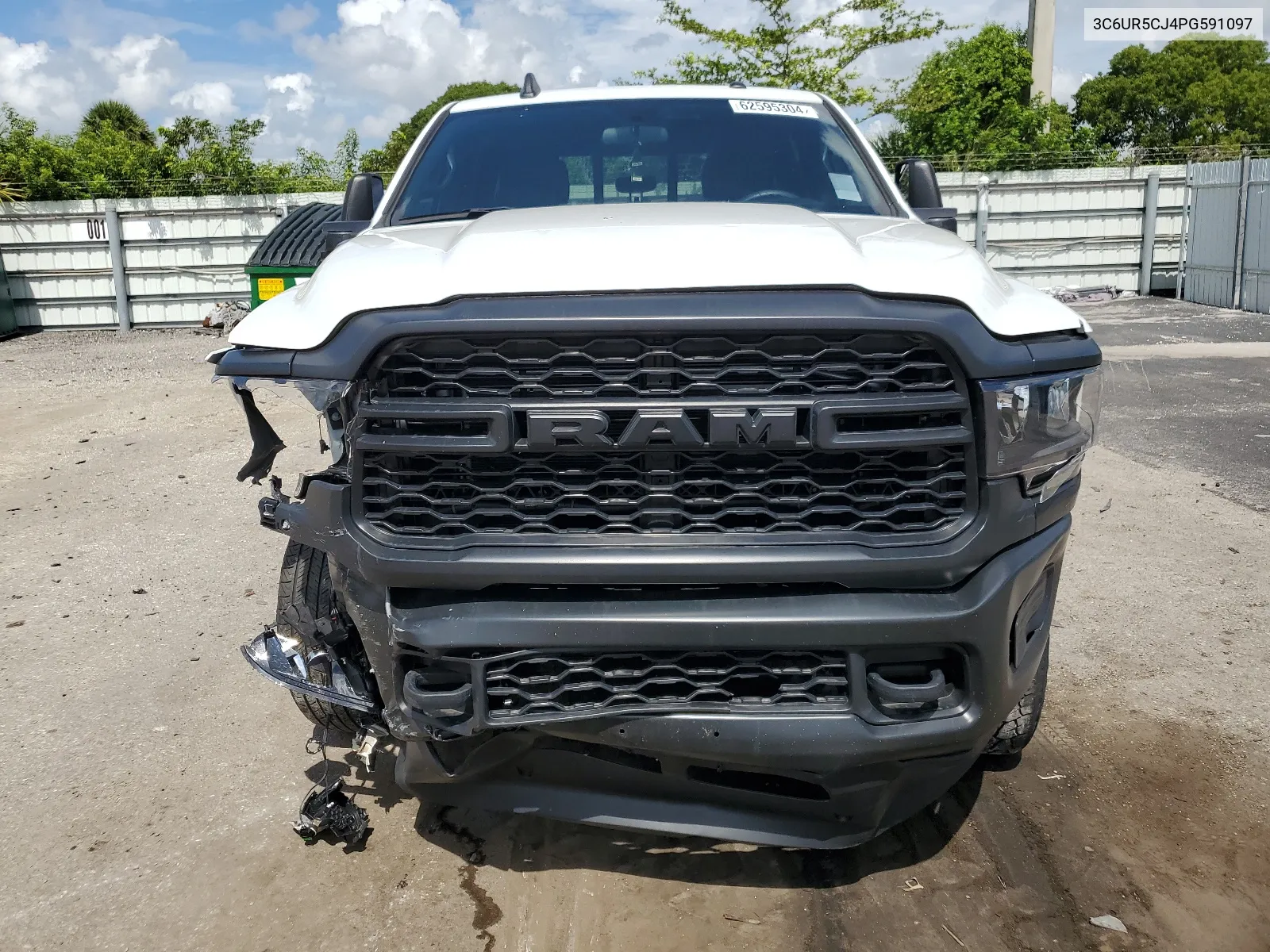 2023 Ram 2500 Tradesman VIN: 3C6UR5CJ4PG591097 Lot: 62595304