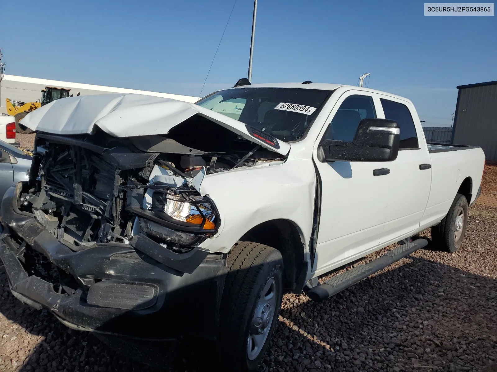 2023 Ram 2500 Tradesman VIN: 3C6UR5HJ2PG543865 Lot: 62860394