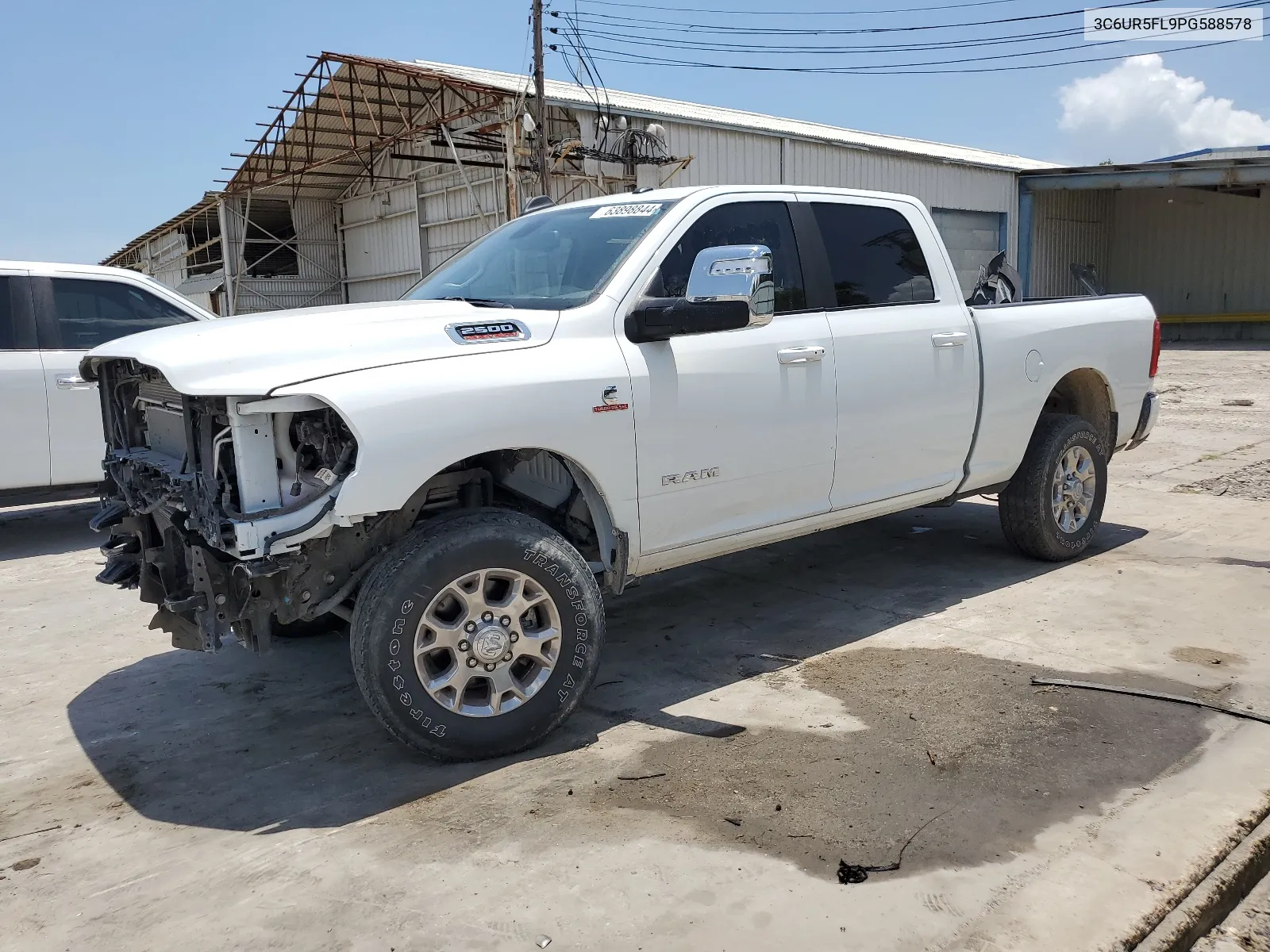 2023 Ram 2500 Laramie VIN: 3C6UR5FL9PG588578 Lot: 63898844