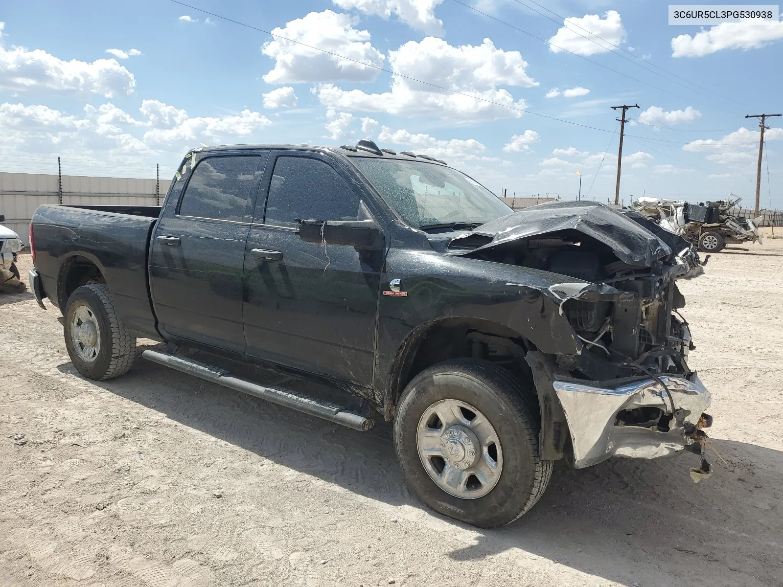 2023 Ram 2500 Tradesman VIN: 3C6UR5CL3PG530938 Lot: 66031404