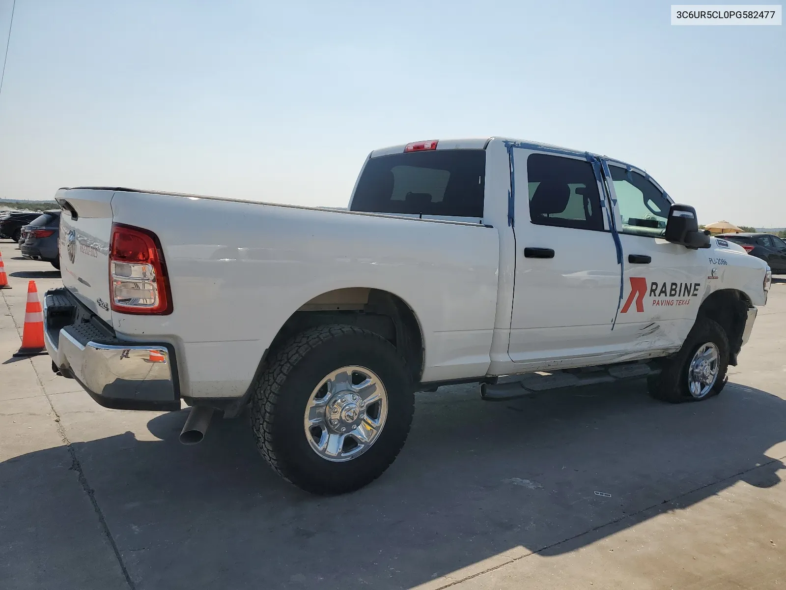 2023 Ram 2500 Tradesman VIN: 3C6UR5CL0PG582477 Lot: 68872154