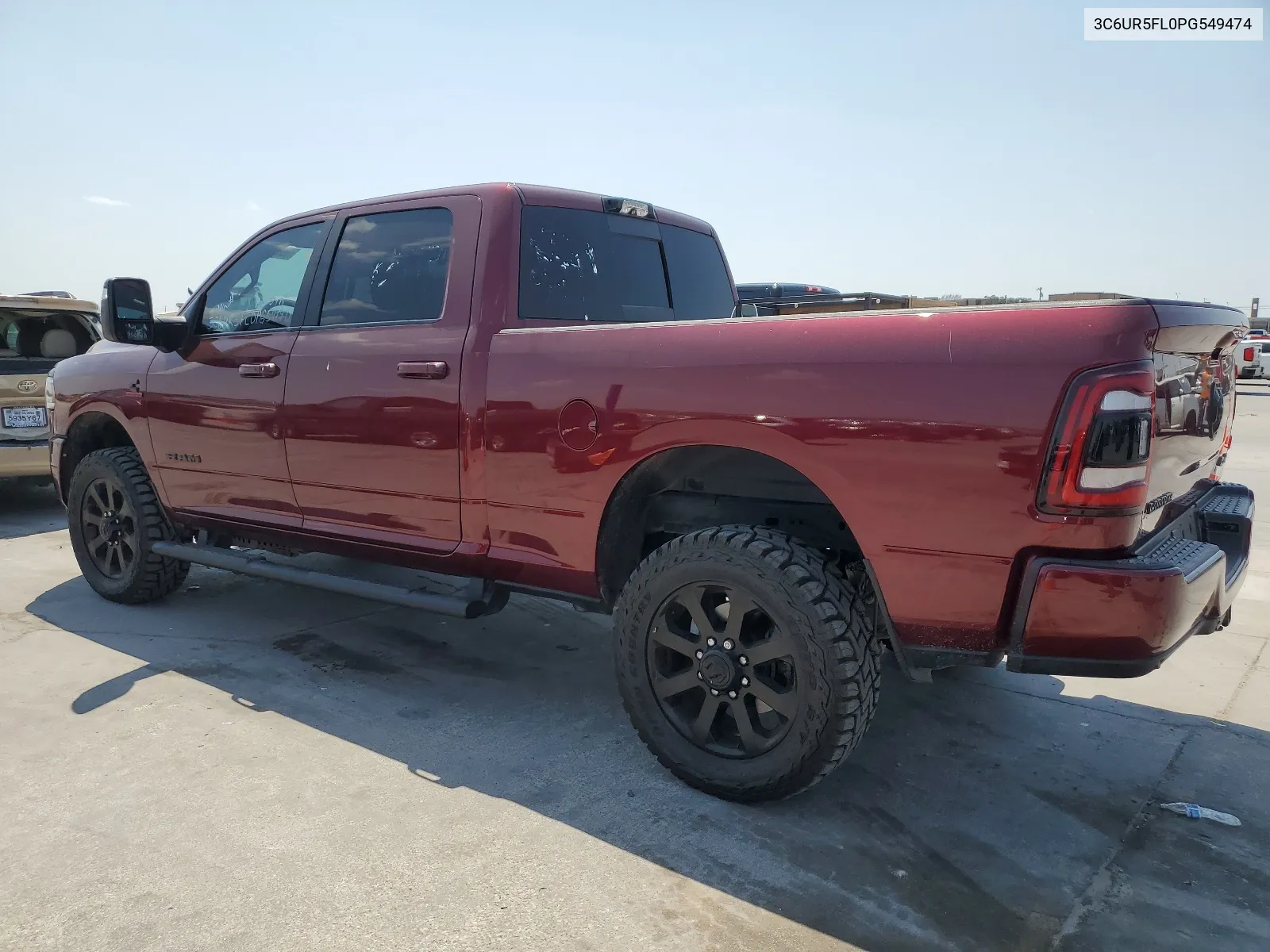 2023 Ram 2500 Laramie VIN: 3C6UR5FL0PG549474 Lot: 68887684