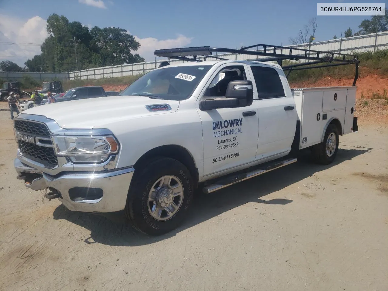 2023 Ram 2500 Tradesman VIN: 3C6UR4HJ6PG528764 Lot: 68929624