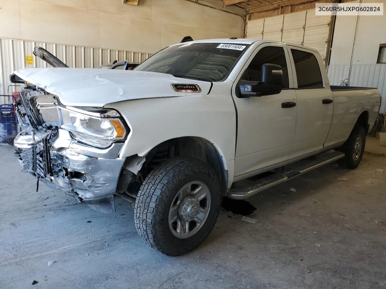 2023 Ram 2500 Tradesman VIN: 3C6UR5HJXPG602824 Lot: 69061504