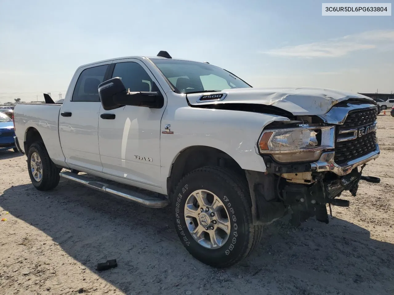 2023 Ram 2500 Big Horn VIN: 3C6UR5DL6PG633804 Lot: 71732144