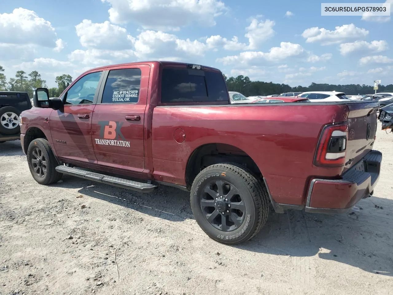 2023 Ram 2500 Big Horn VIN: 3C6UR5DL6PG578903 Lot: 72223394