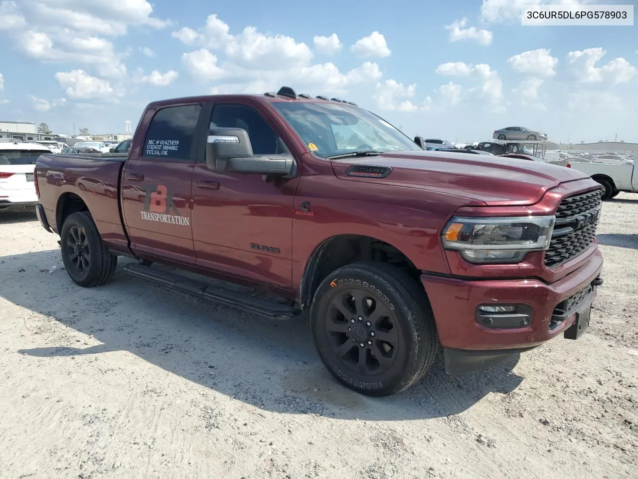 2023 Ram 2500 Big Horn VIN: 3C6UR5DL6PG578903 Lot: 72223394