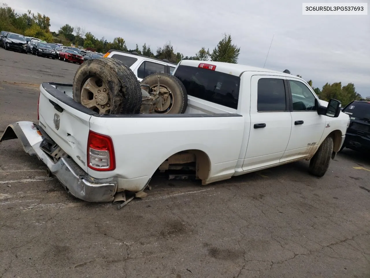 2023 Ram 2500 Big Horn VIN: 3C6UR5DL3PG537693 Lot: 74918324