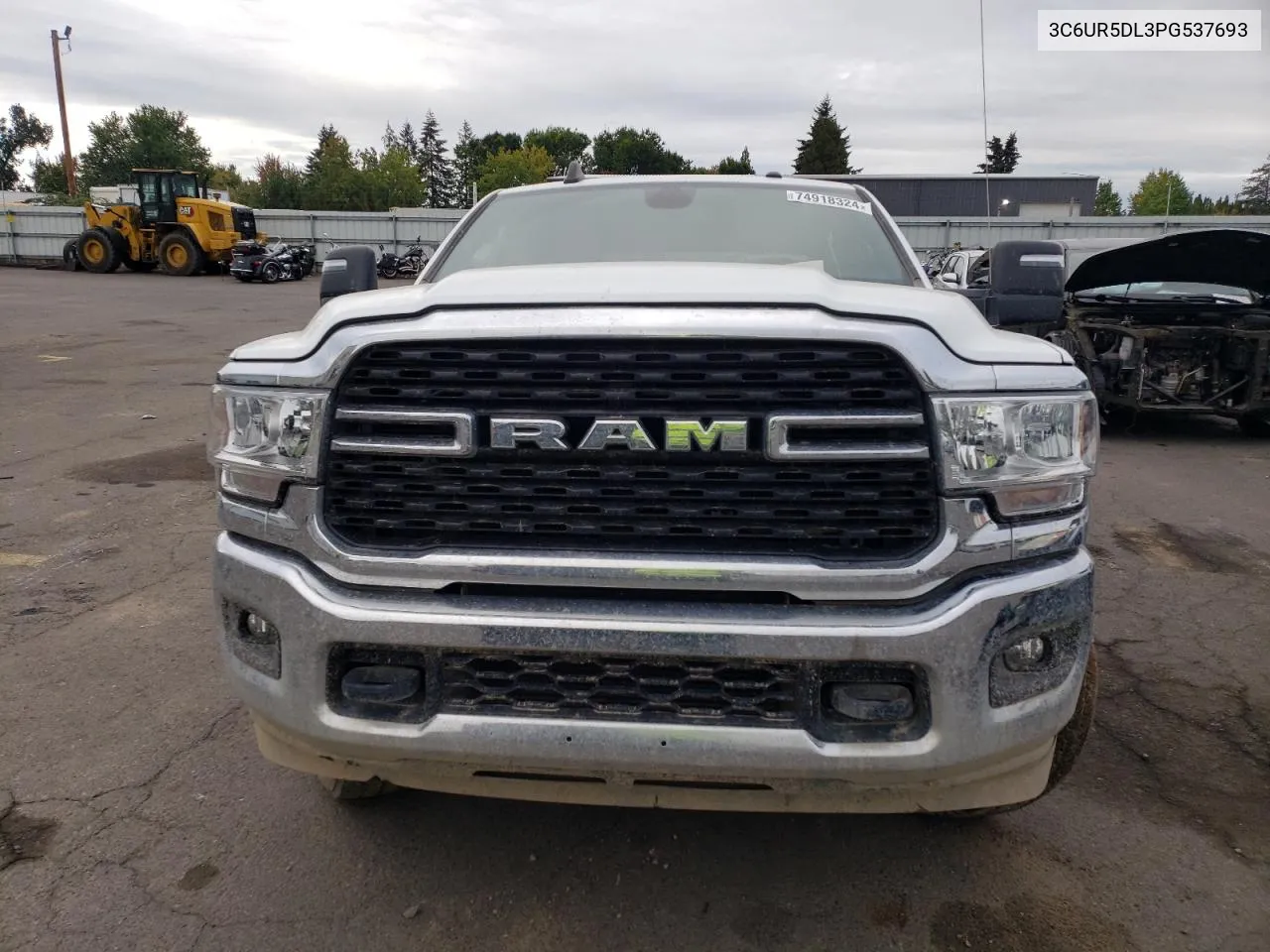 2023 Ram 2500 Big Horn VIN: 3C6UR5DL3PG537693 Lot: 74918324