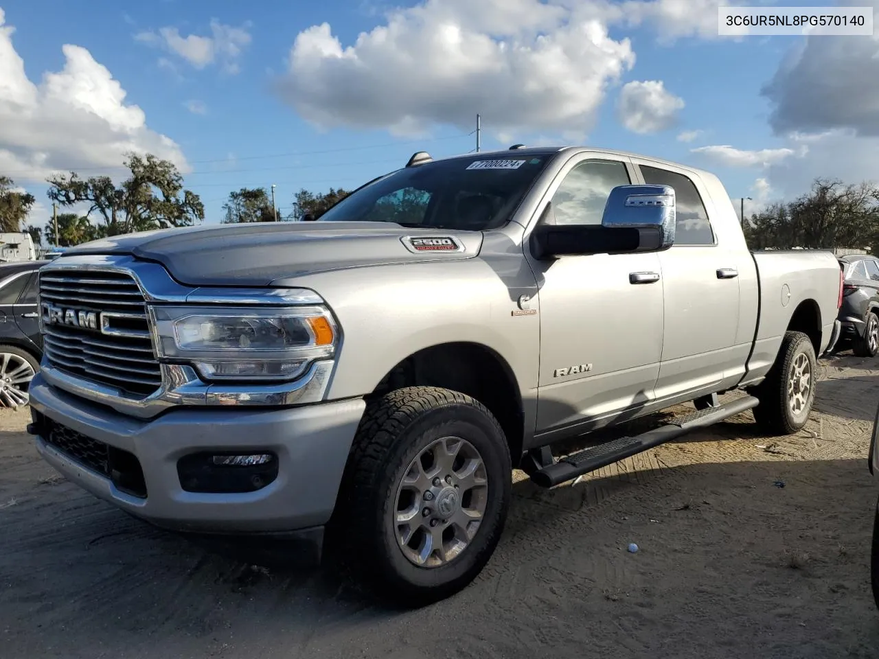 2023 Ram 2500 Laramie VIN: 3C6UR5NL8PG570140 Lot: 77000224