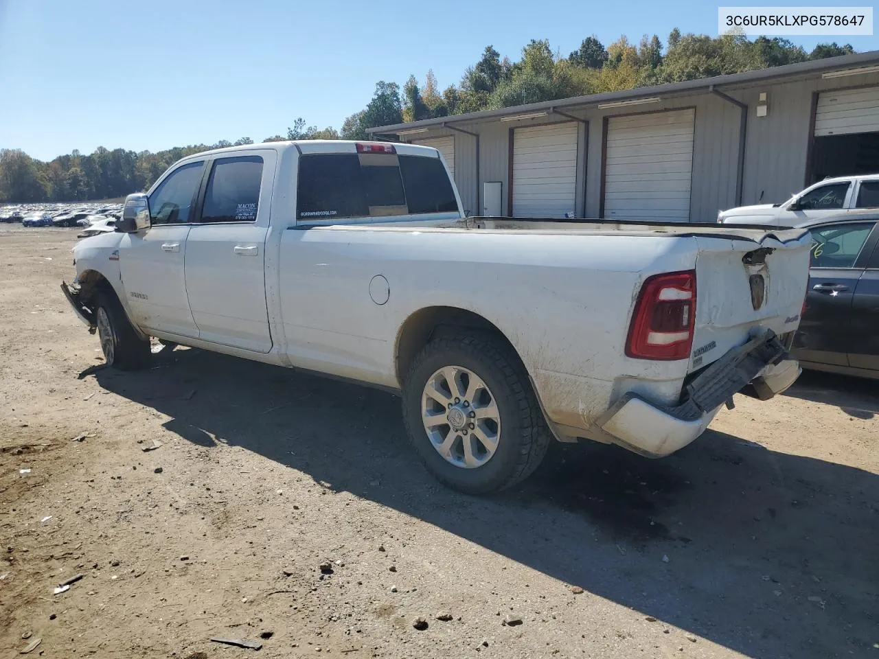 2023 Ram 2500 Laramie VIN: 3C6UR5KLXPG578647 Lot: 77017194