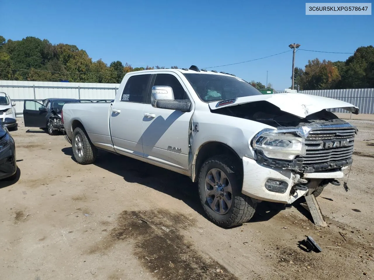 2023 Ram 2500 Laramie VIN: 3C6UR5KLXPG578647 Lot: 77017194