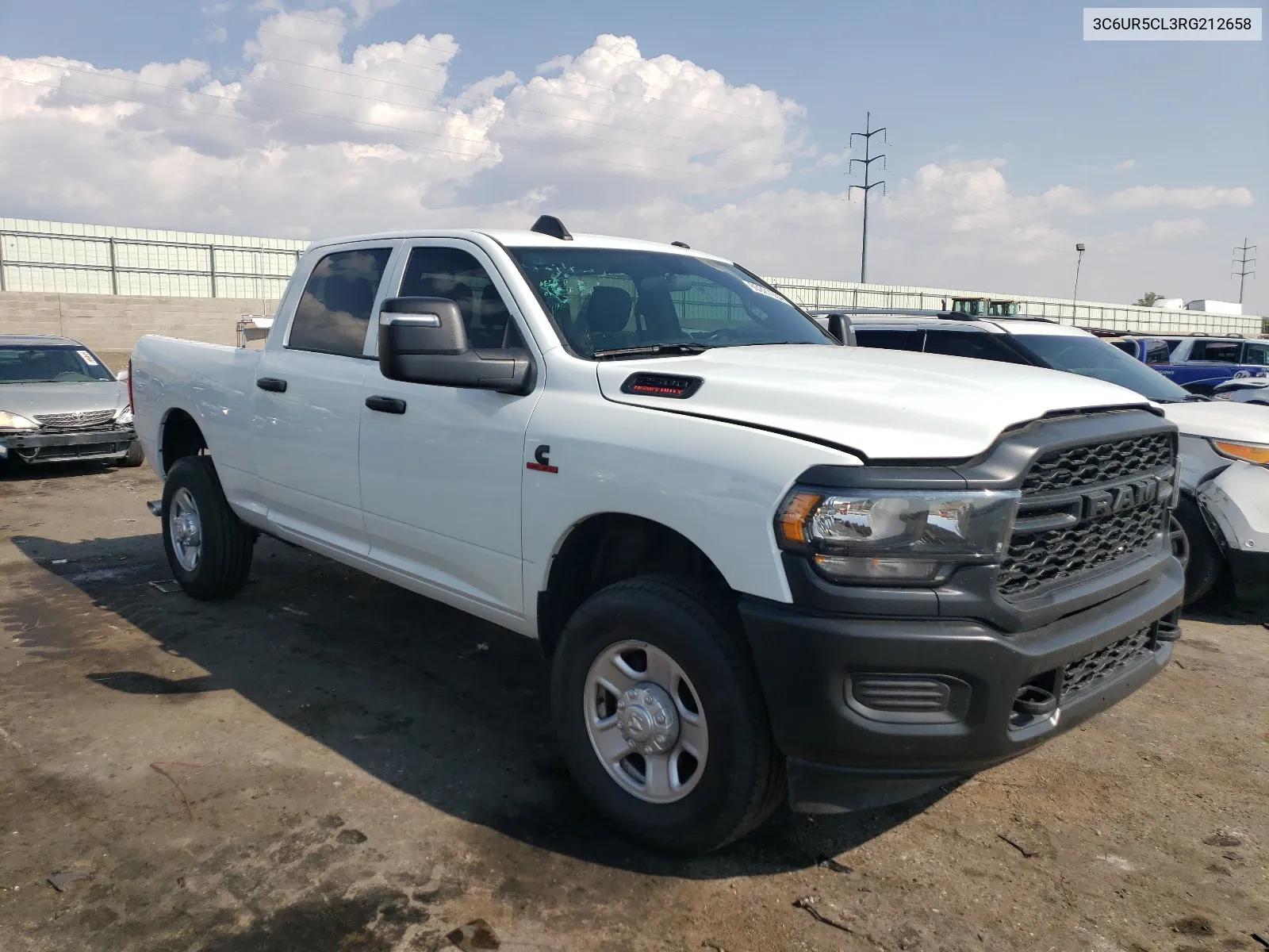 2024 Ram 2500 Tradesman VIN: 3C6UR5CL3RG212658 Lot: 60927054