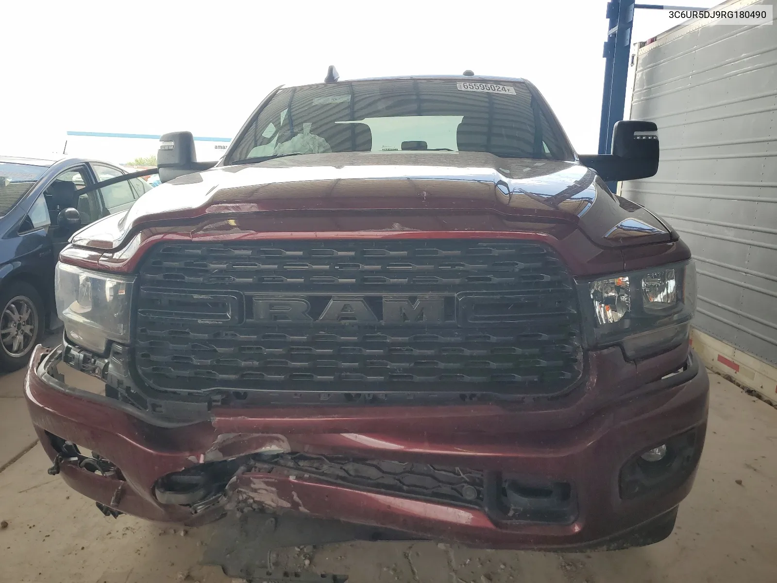 2024 Ram 2500 Big Horn VIN: 3C6UR5DJ9RG180490 Lot: 65595024