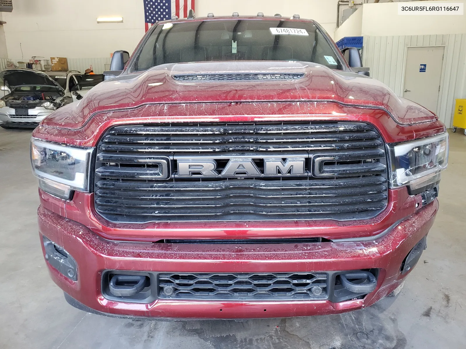 2024 Ram 2500 Laramie VIN: 3C6UR5FL6RG116647 Lot: 67481724