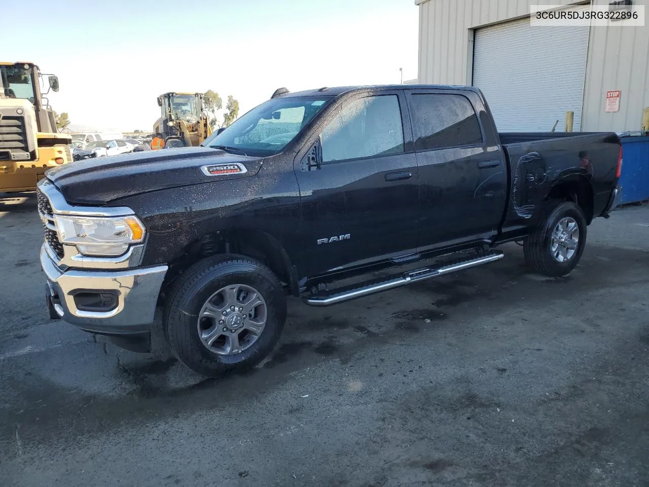 2024 Ram 2500 Big Horn VIN: 3C6UR5DJ3RG322896 Lot: 72968194