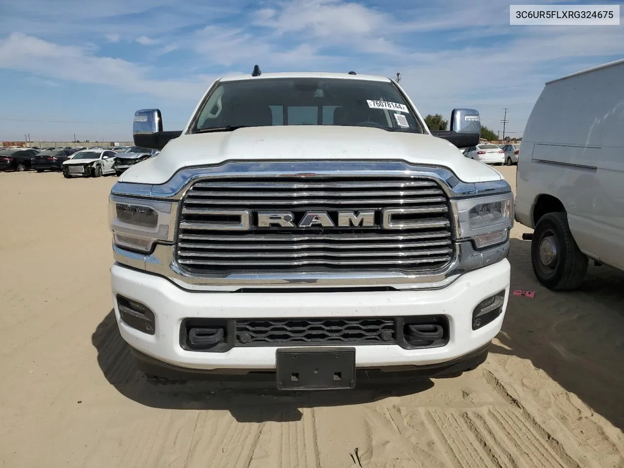 2024 Ram 2500 Laramie VIN: 3C6UR5FLXRG324675 Lot: 76078144