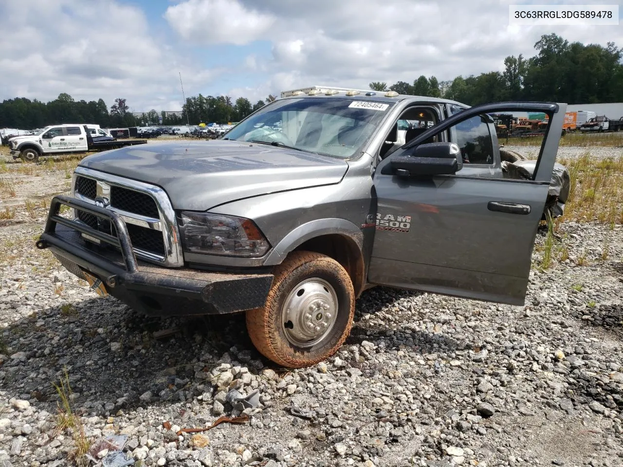 2013 Ram 3500 St VIN: 3C63RRGL3DG589478 Lot: 72405464