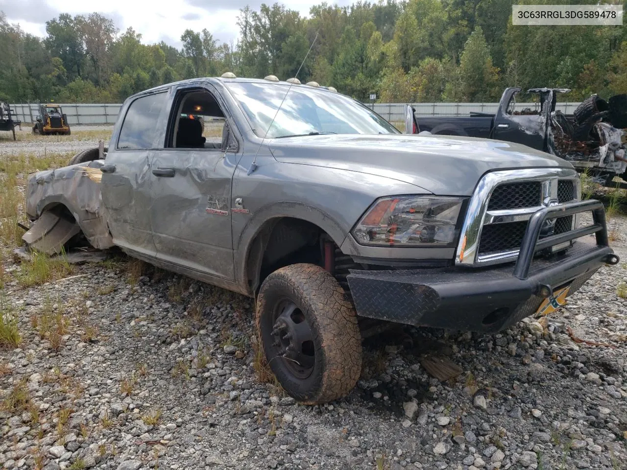 2013 Ram 3500 St VIN: 3C63RRGL3DG589478 Lot: 72405464