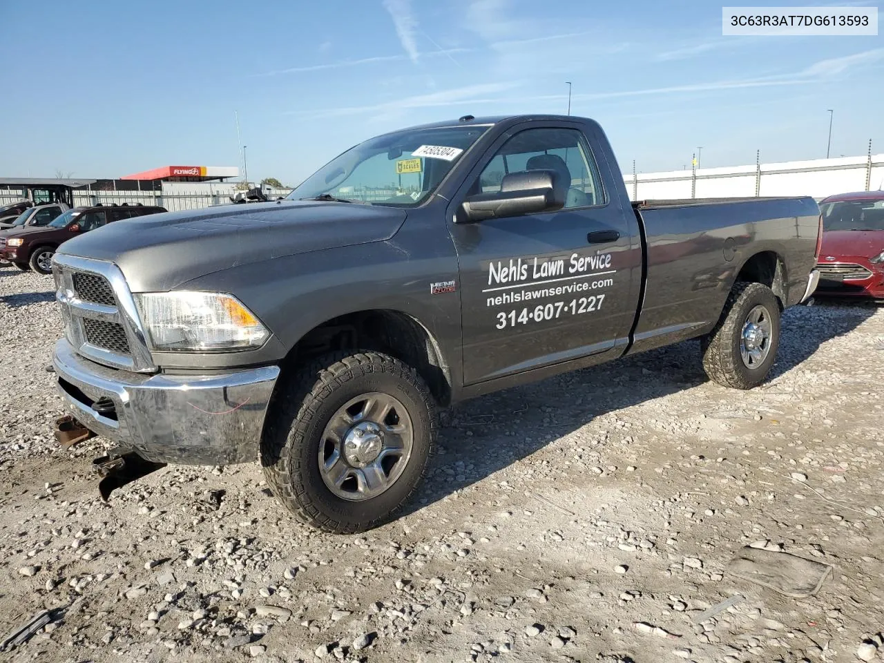 2013 Ram 3500 St VIN: 3C63R3AT7DG613593 Lot: 74505304