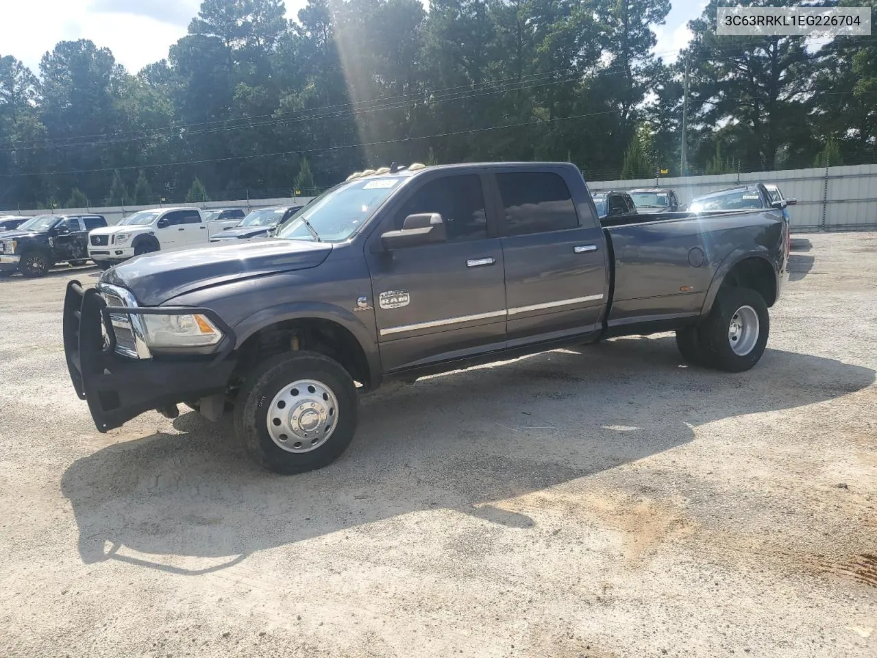 2014 Ram 3500 Longhorn VIN: 3C63RRKL1EG226704 Lot: 68637494