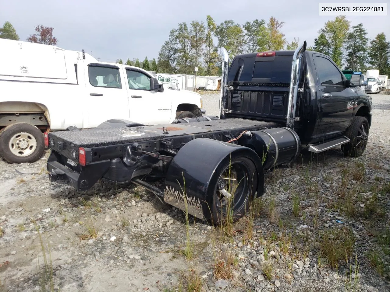 2014 Ram 3500 VIN: 3C7WRSBL2EG224881 Lot: 74378314