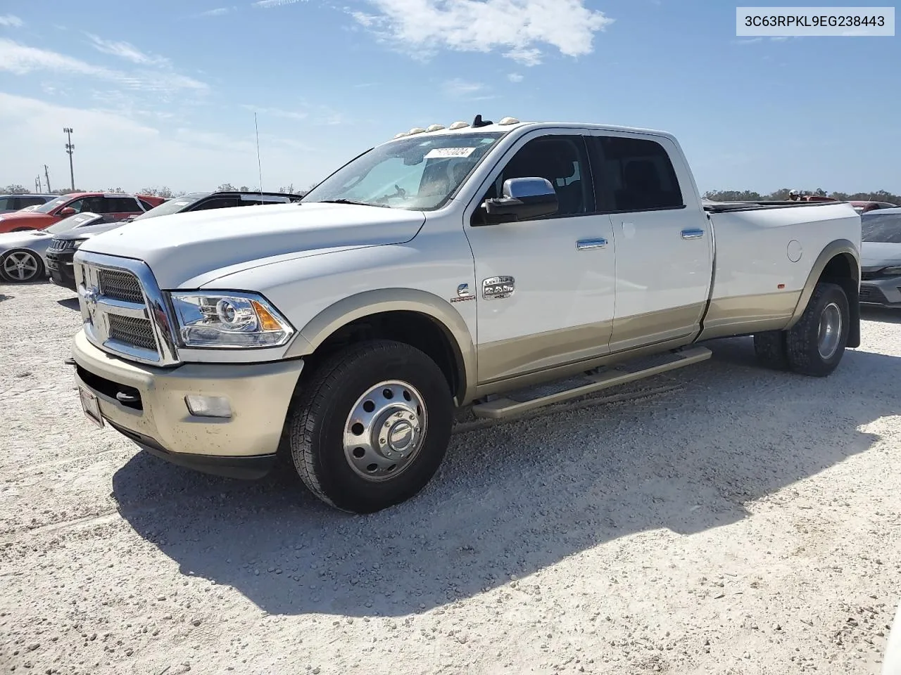 2014 Ram 3500 Longhorn VIN: 3C63RPKL9EG238443 Lot: 75286024