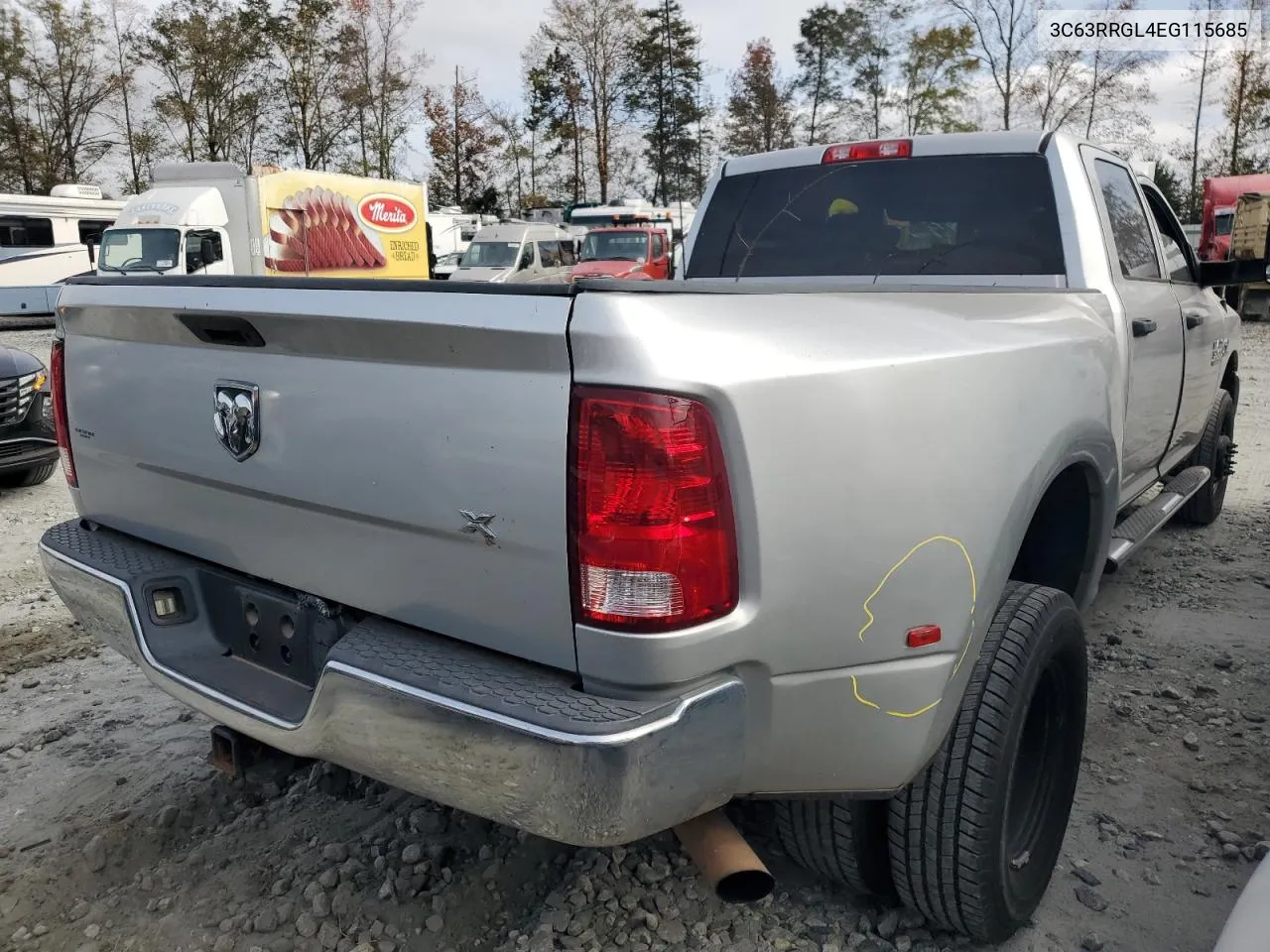 2014 Ram 3500 St VIN: 3C63RRGL4EG115685 Lot: 77330164