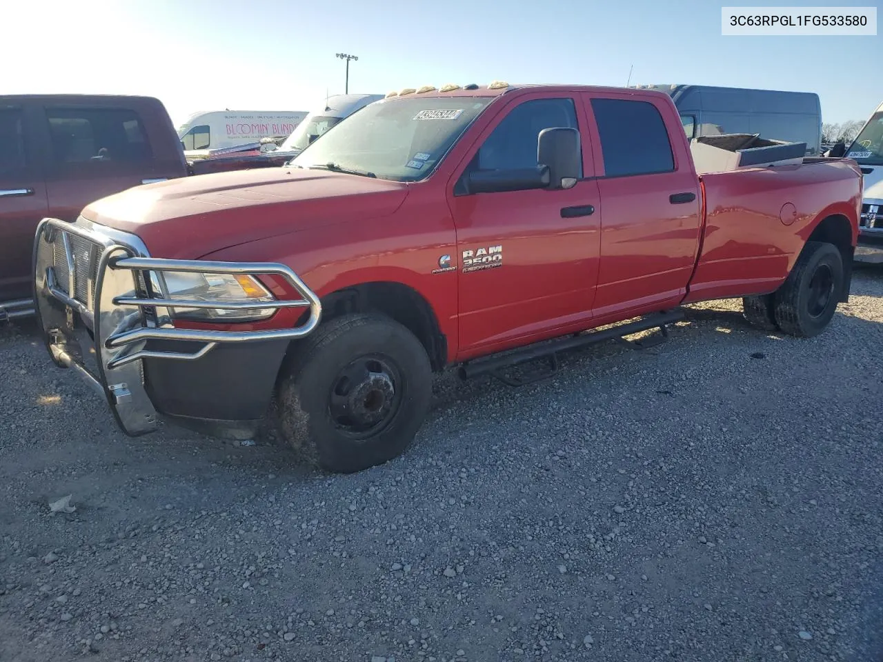 2015 Ram 3500 St VIN: 3C63RPGL1FG533580 Lot: 43945344