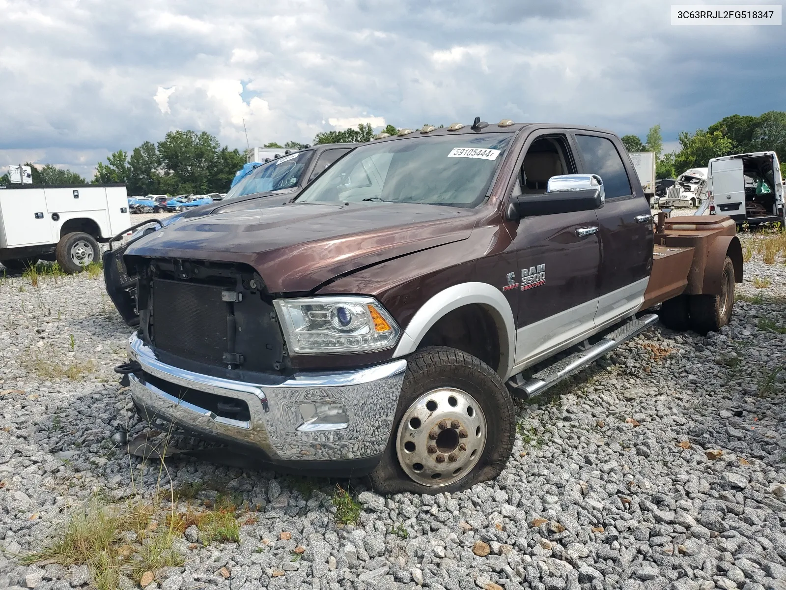 2015 Ram 3500 Laramie VIN: 3C63RRJL2FG518347 Lot: 59105444