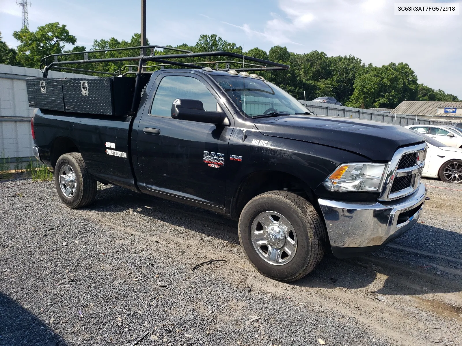 2015 Ram 3500 St VIN: 3C63R3AT7FG572918 Lot: 61894494