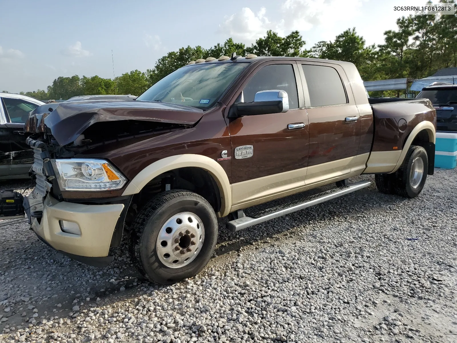 2015 Ram 3500 Longhorn VIN: 3C63RRNL1FG612813 Lot: 64966184