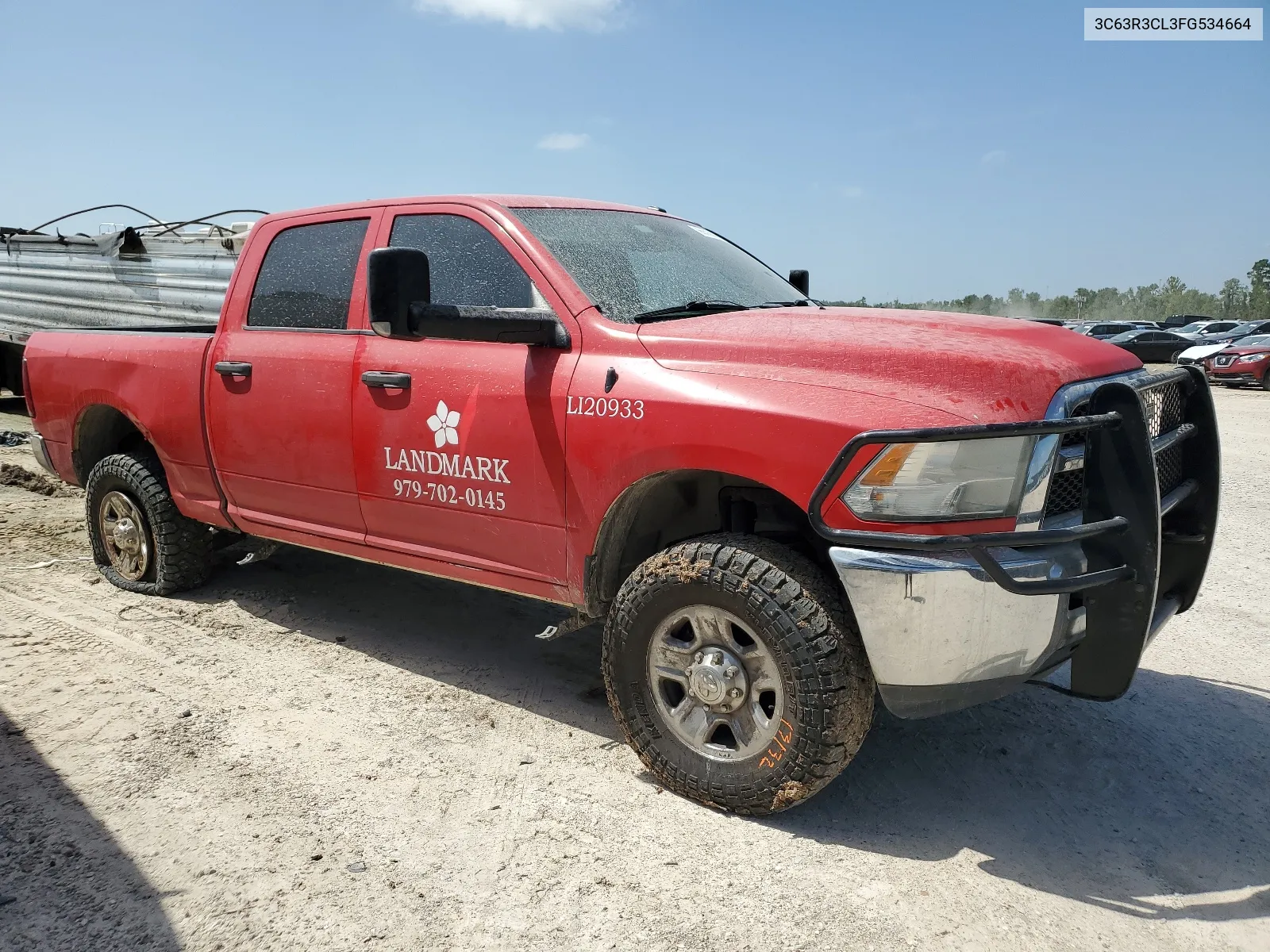 2015 Ram 3500 St VIN: 3C63R3CL3FG534664 Lot: 65513594