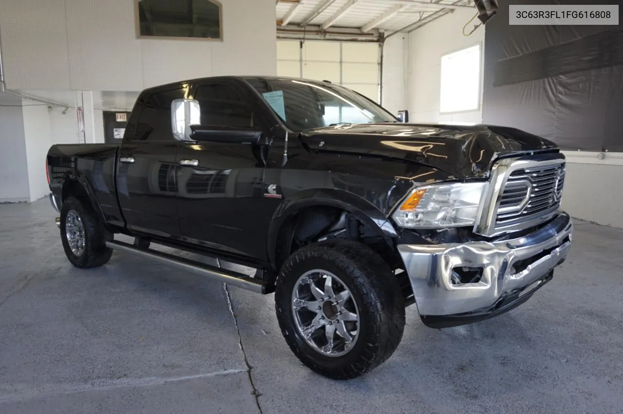 2015 Ram 3500 Longhorn VIN: 3C63R3FL1FG616808 Lot: 71787324