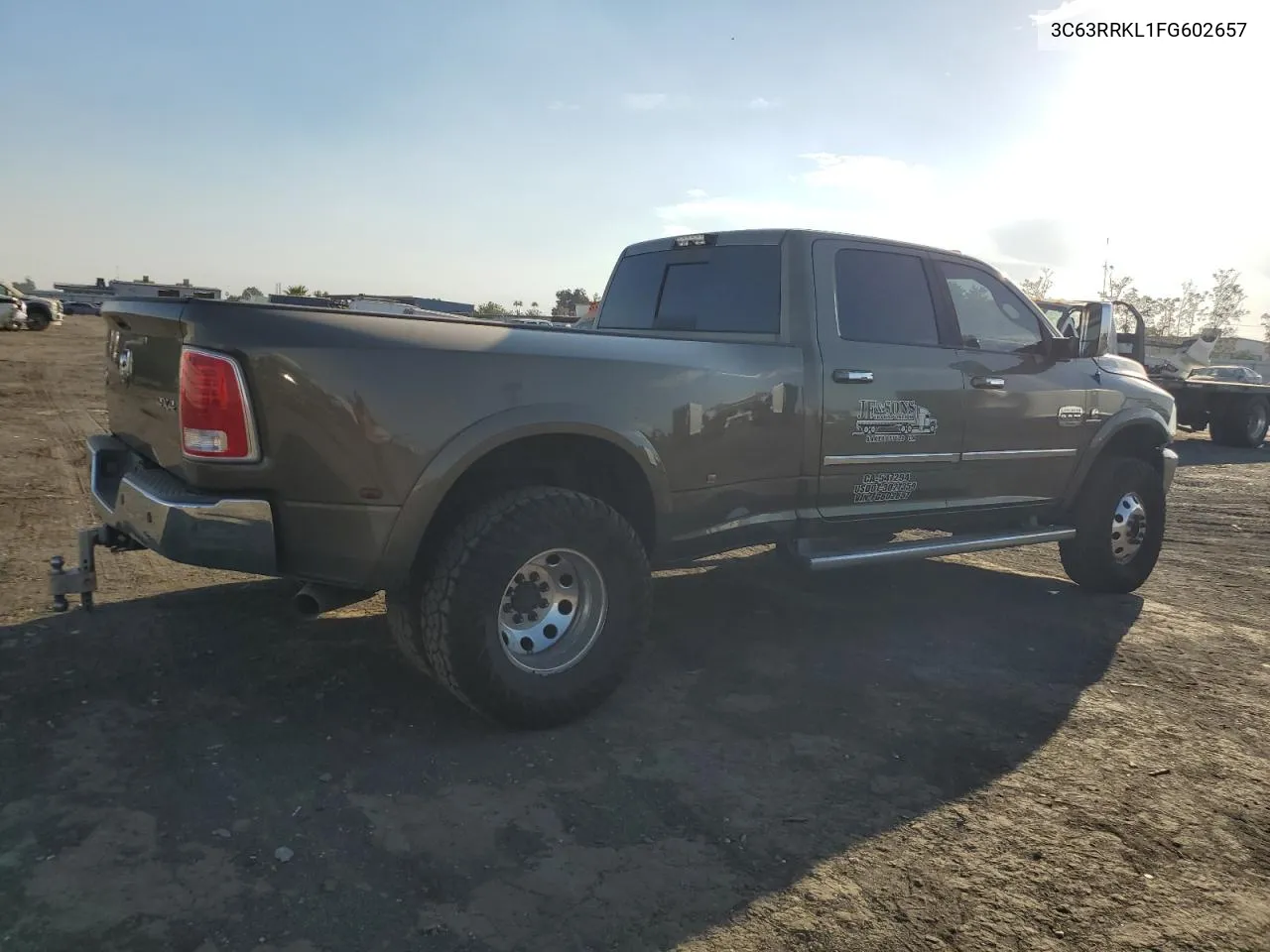 2015 Ram 3500 Longhorn VIN: 3C63RRKL1FG602657 Lot: 76313664