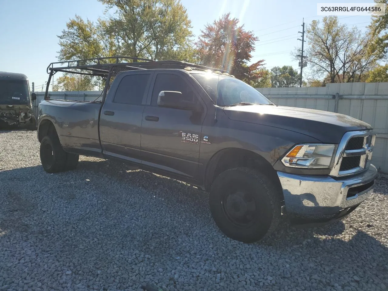 2015 Ram 3500 St VIN: 3C63RRGL4FG644586 Lot: 76927884