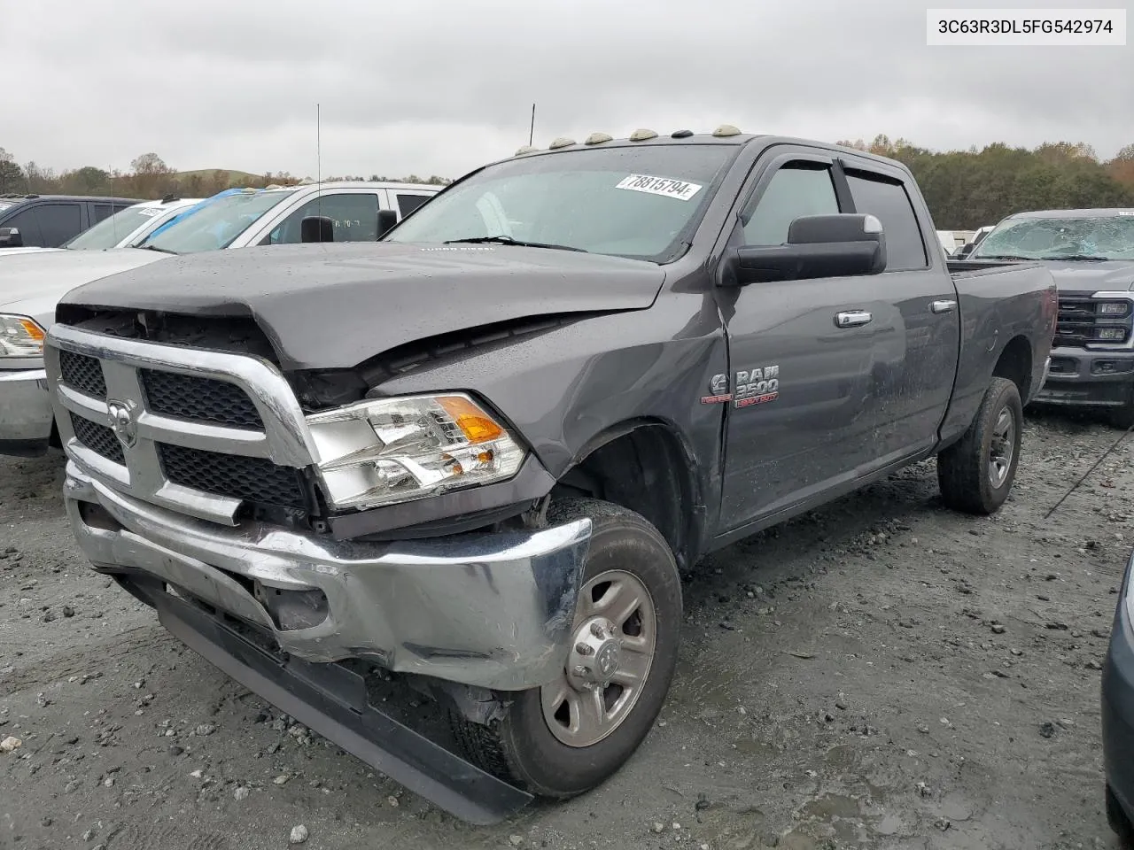 2015 Ram 3500 Slt VIN: 3C63R3DL5FG542974 Lot: 78815794