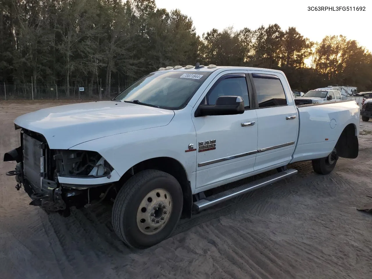 2015 Ram 3500 Slt VIN: 3C63RPHL3FG511692 Lot: 78831844