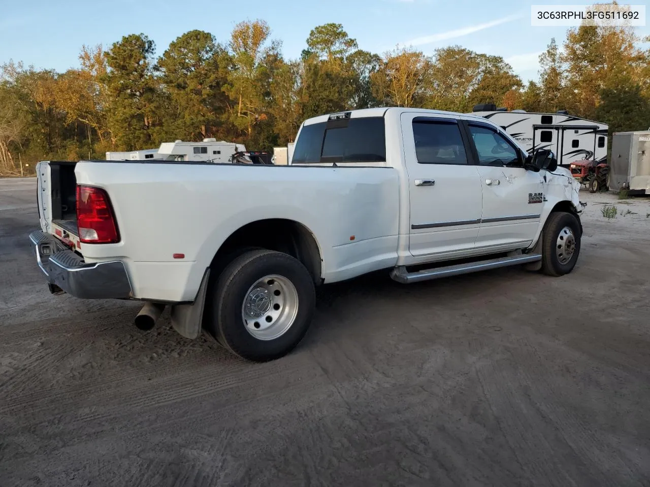 2015 Ram 3500 Slt VIN: 3C63RPHL3FG511692 Lot: 78831844