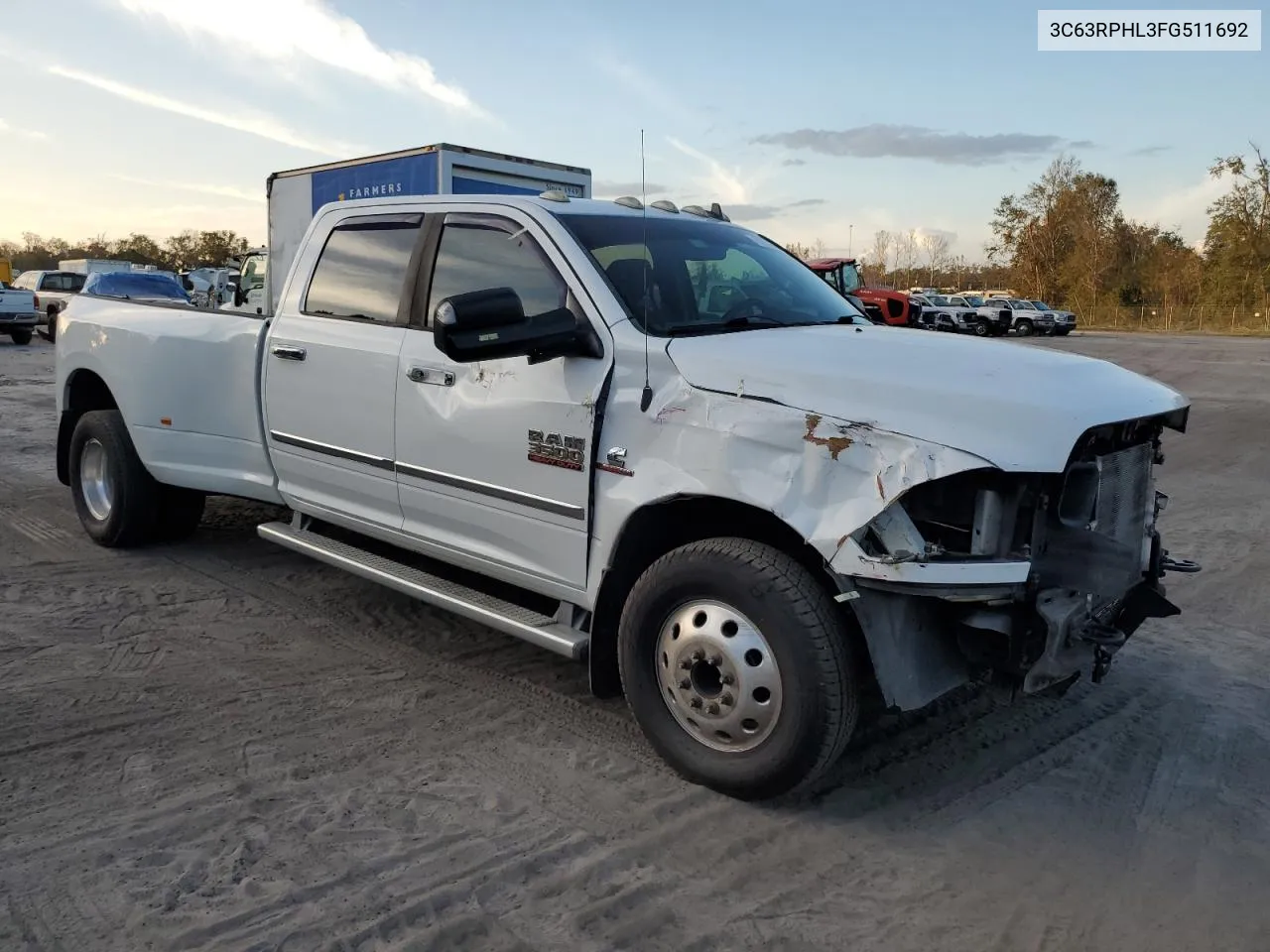 2015 Ram 3500 Slt VIN: 3C63RPHL3FG511692 Lot: 78831844