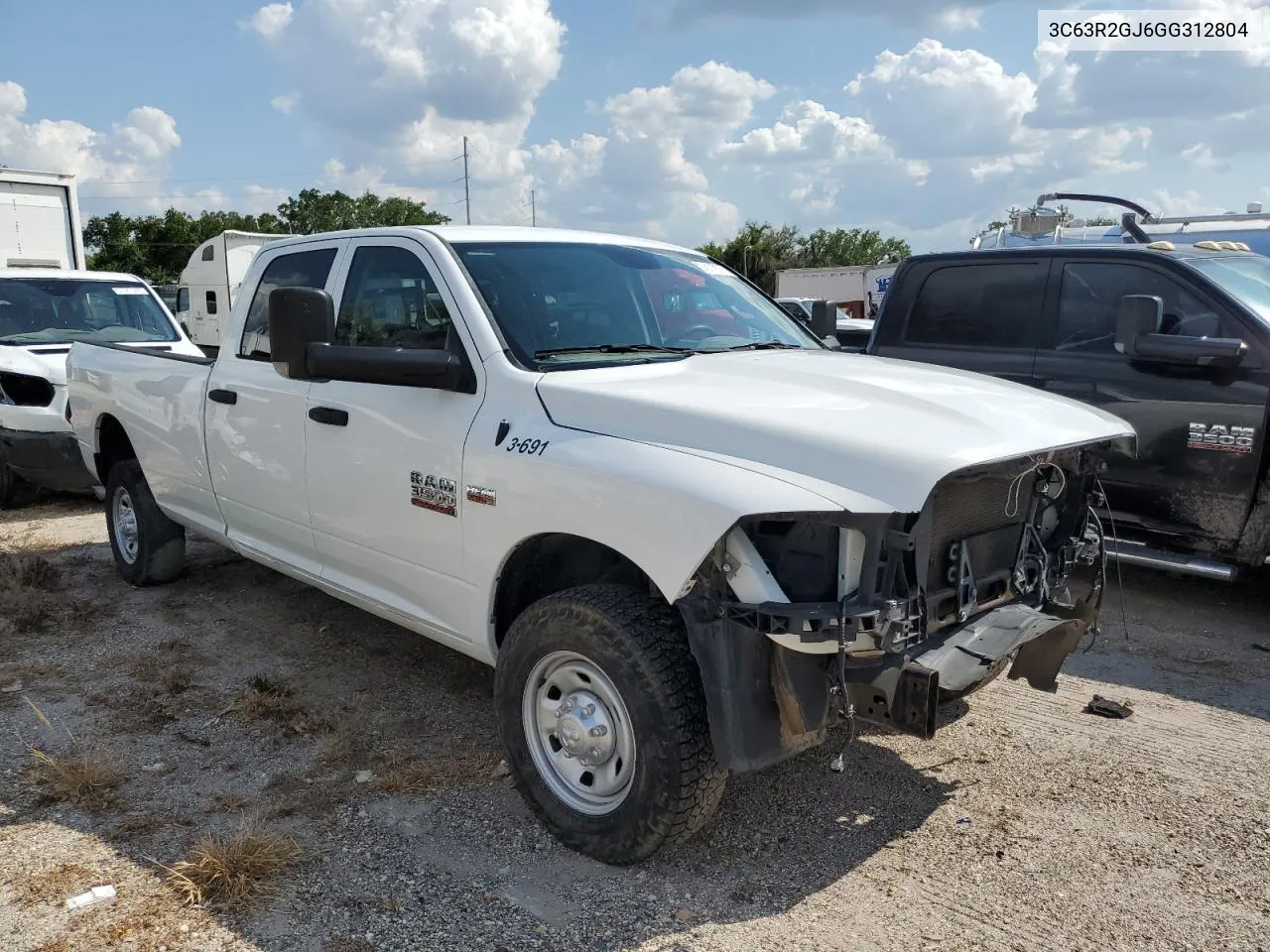 2016 Ram 3500 St VIN: 3C63R2GJ6GG312804 Lot: 53918984