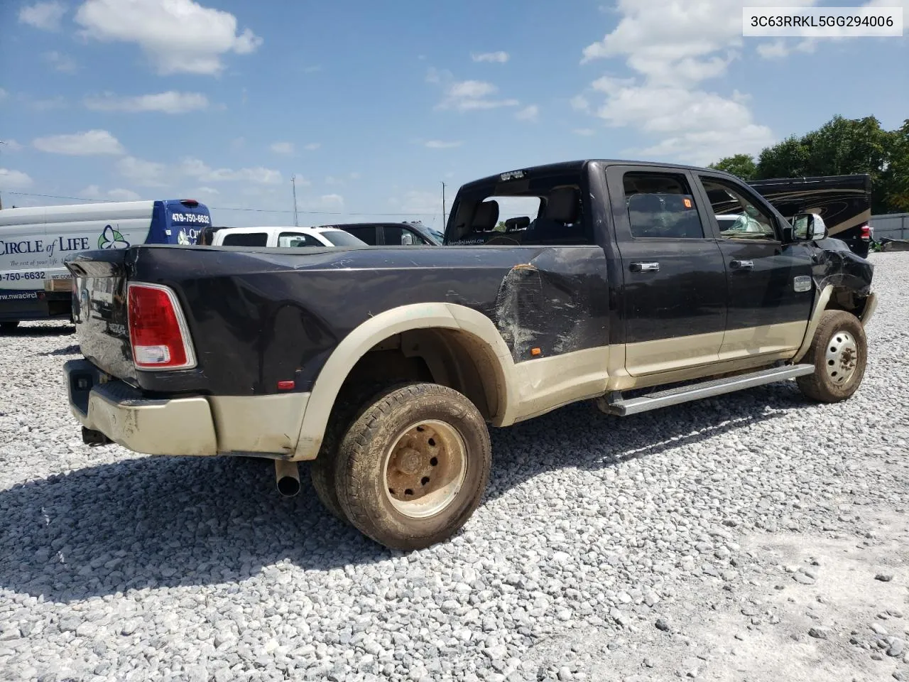 2016 Ram 3500 Longhorn VIN: 3C63RRKL5GG294006 Lot: 65238274