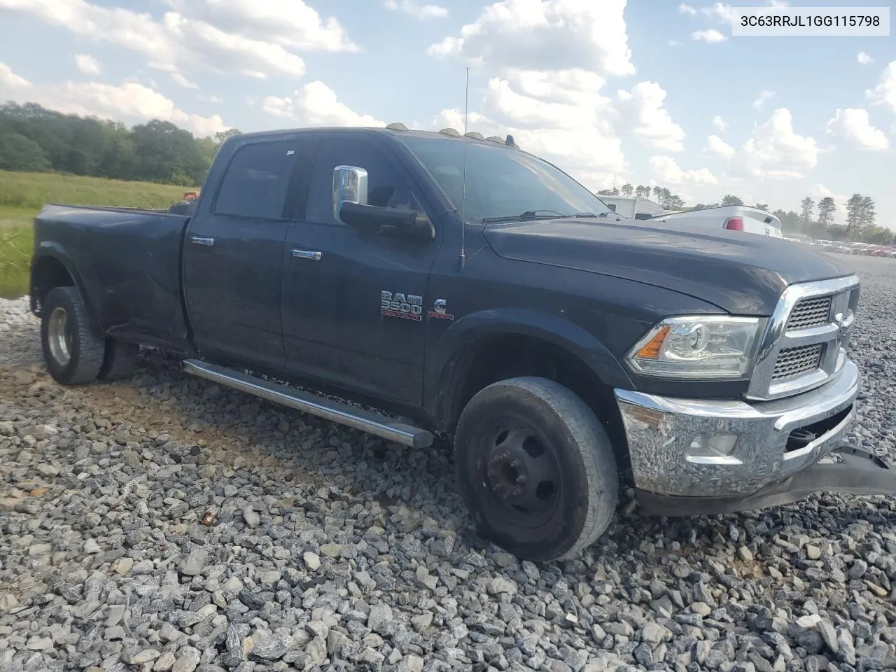 2016 Ram 3500 Laramie VIN: 3C63RRJL1GG115798 Lot: 66123154