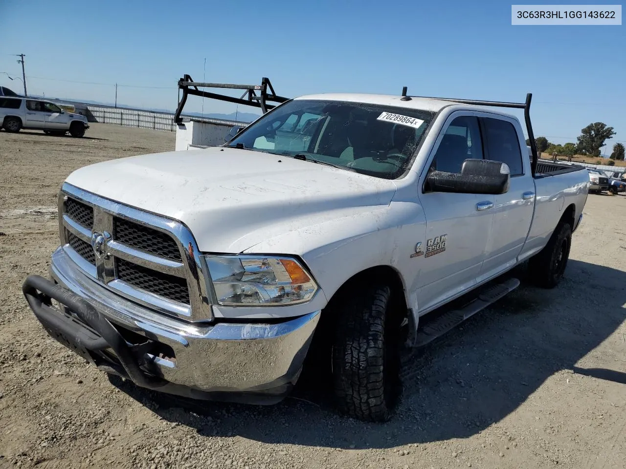 2016 Ram 3500 Slt VIN: 3C63R3HL1GG143622 Lot: 70289864