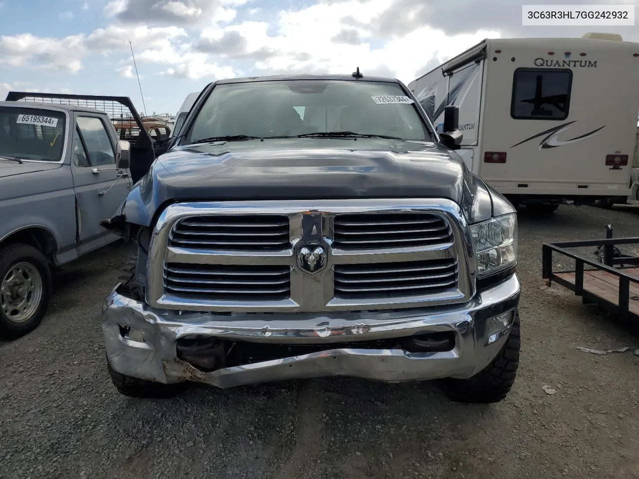 2016 Ram 3500 Slt VIN: 3C63R3HL7GG242932 Lot: 72637344