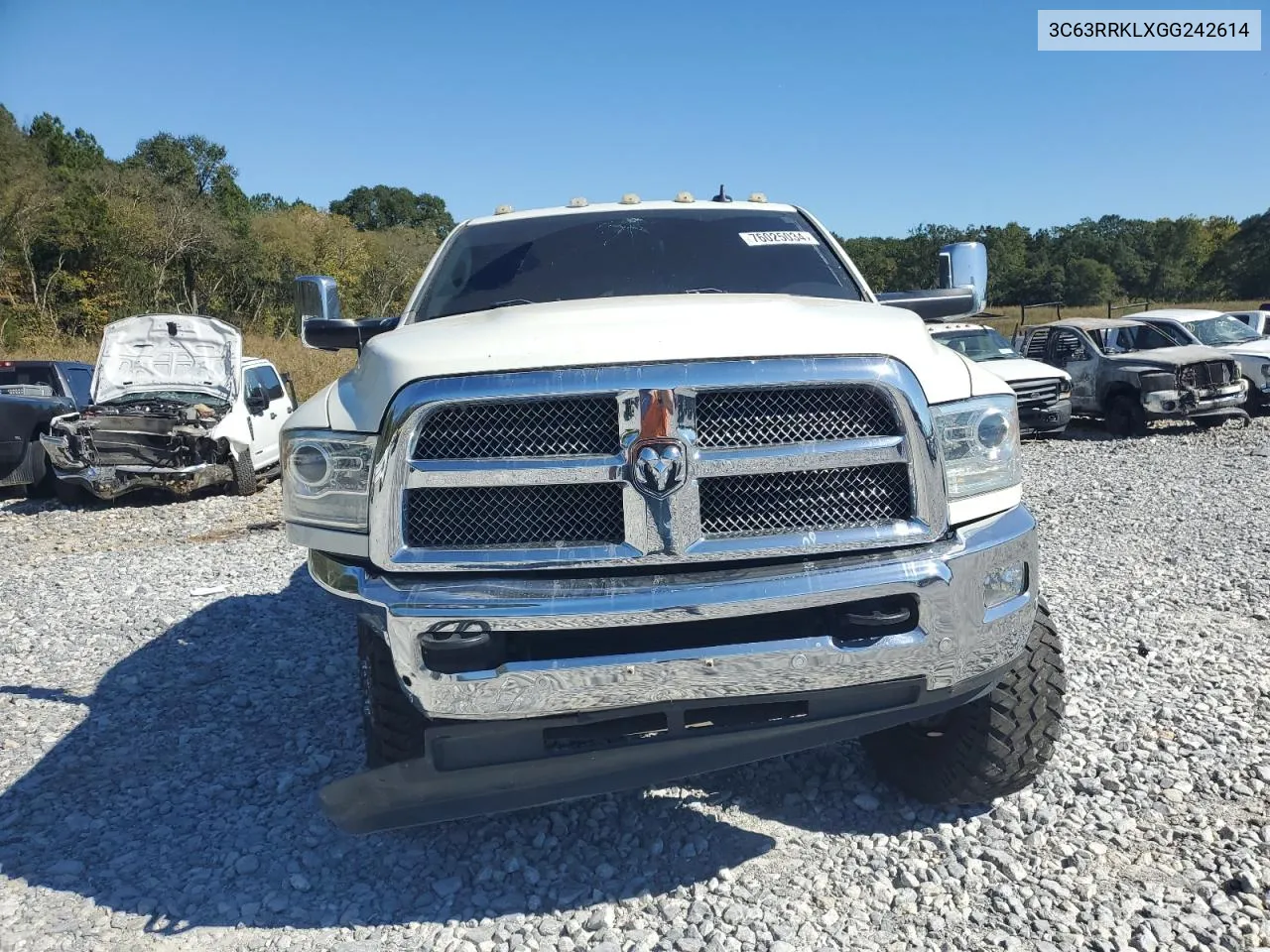 2016 Ram 3500 Longhorn VIN: 3C63RRKLXGG242614 Lot: 76025034