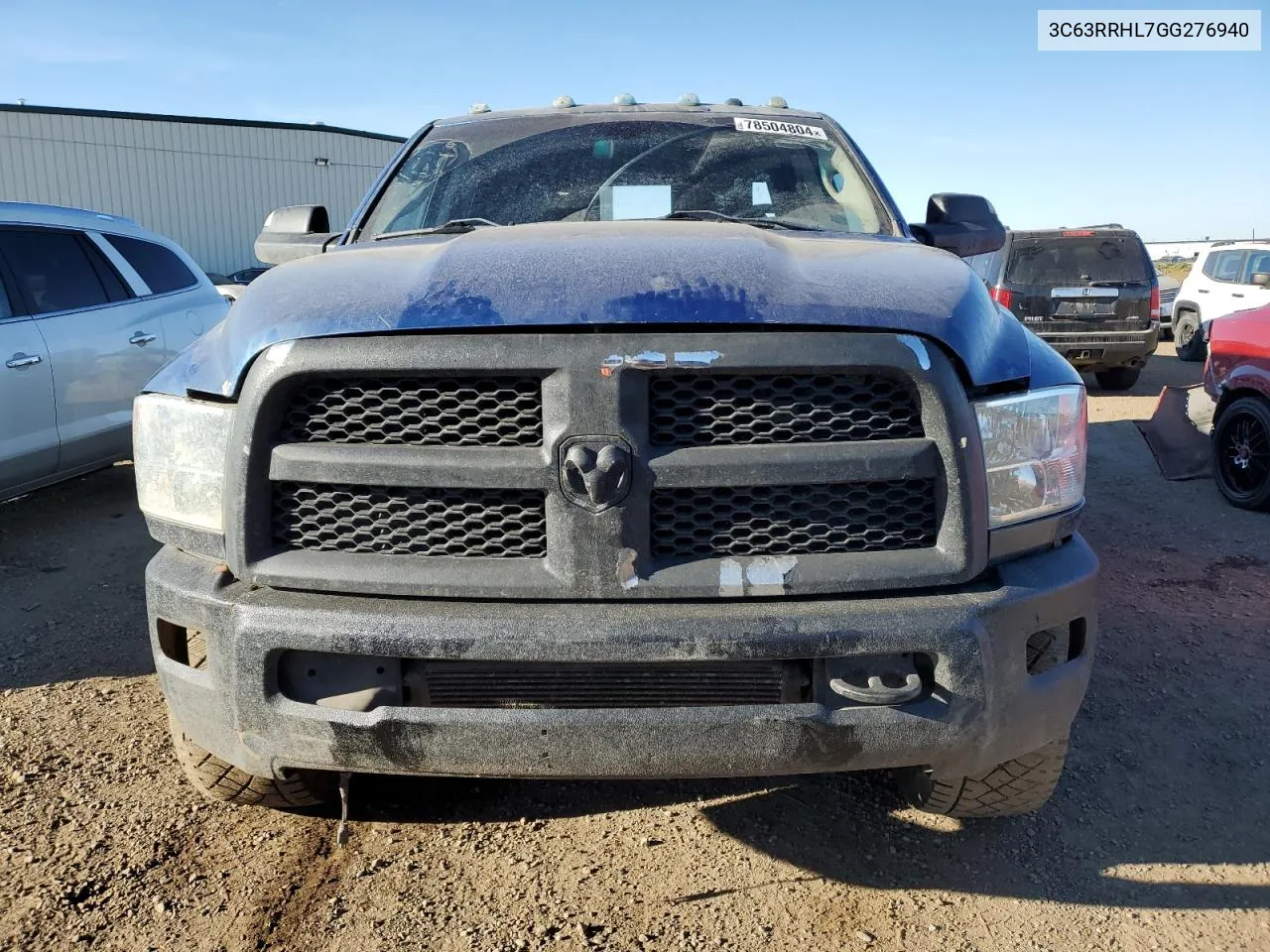 2016 Ram 3500 Slt VIN: 3C63RRHL7GG276940 Lot: 78504804