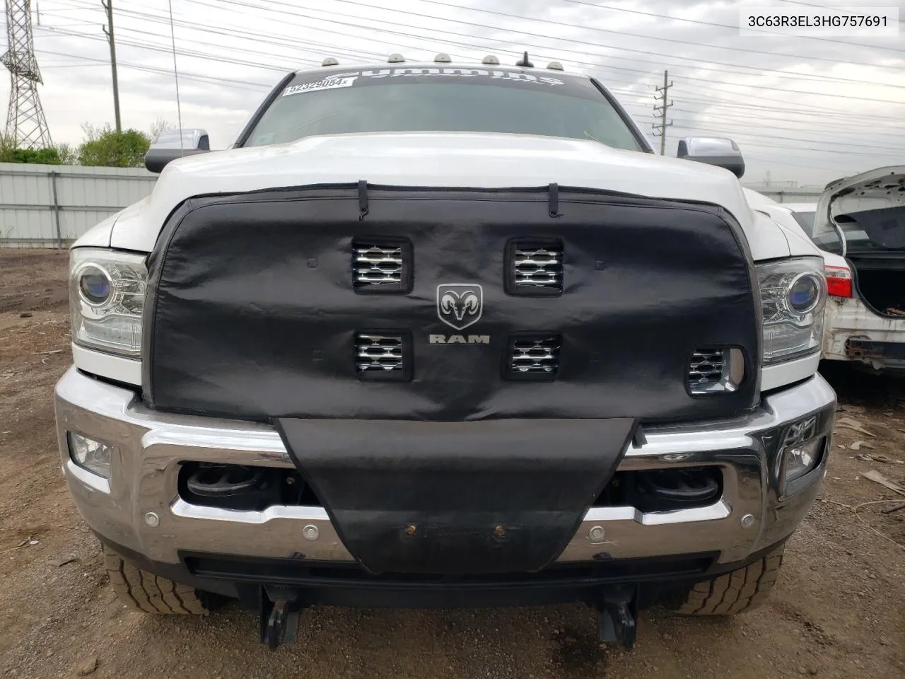 2017 Ram 3500 Laramie VIN: 3C63R3EL3HG757691 Lot: 52329054