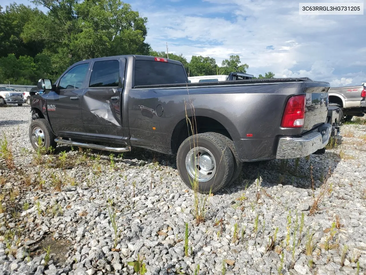 2017 Ram 3500 St VIN: 3C63RRGL3HG731205 Lot: 60048294